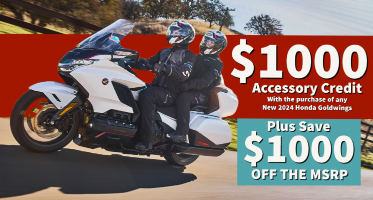 $1,000 Accessory Credit PLUS Save $1,000 Off the MSRP