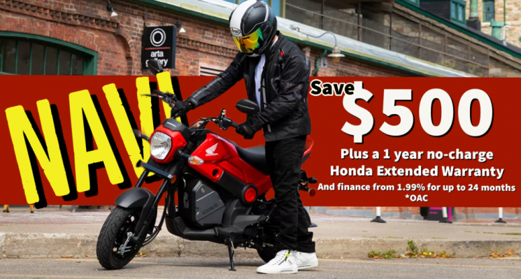 Save $500 off 2023 Honda Navi’s